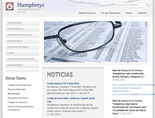 Tablet Screenshot of humphreys.cl